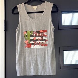 Stuck On You Mercer & Madison Tank Top Size M